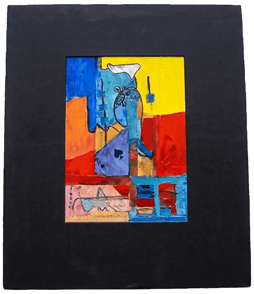 Barajas Painting on wood, mixed media